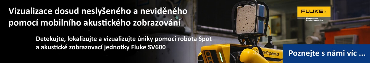 Akustický zobrazovací systém SonicView pro použití s robotem Spot