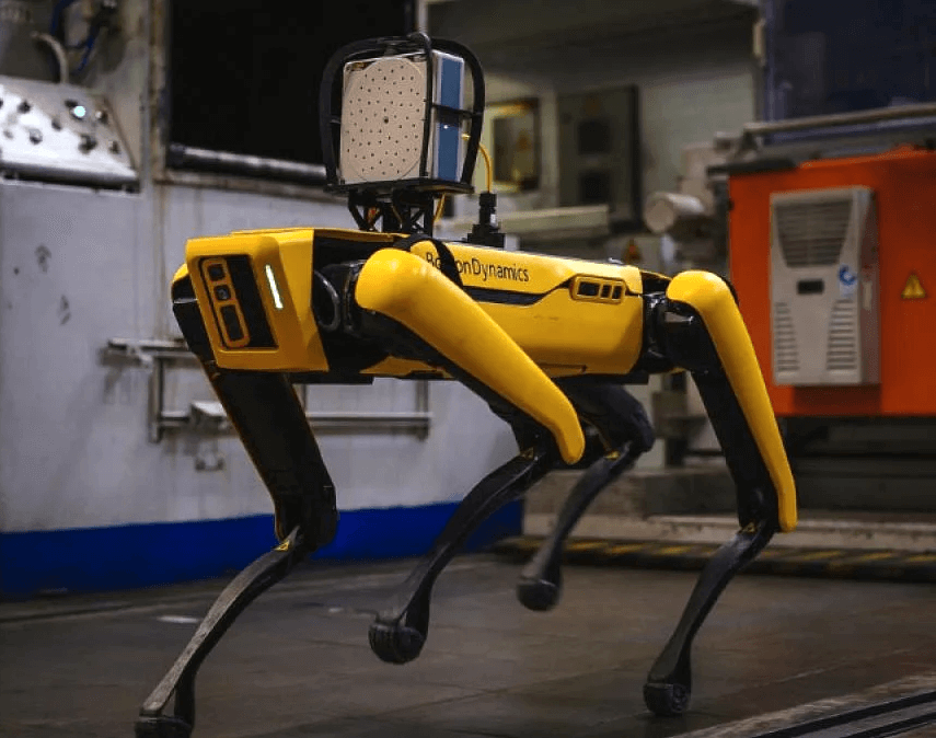 Robo Spod s integrovaným akustickým zobrazovačem